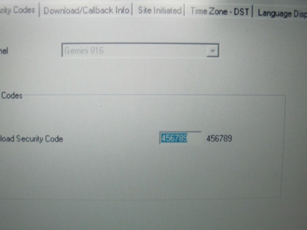 NAPCO GEMINI P816 LOT