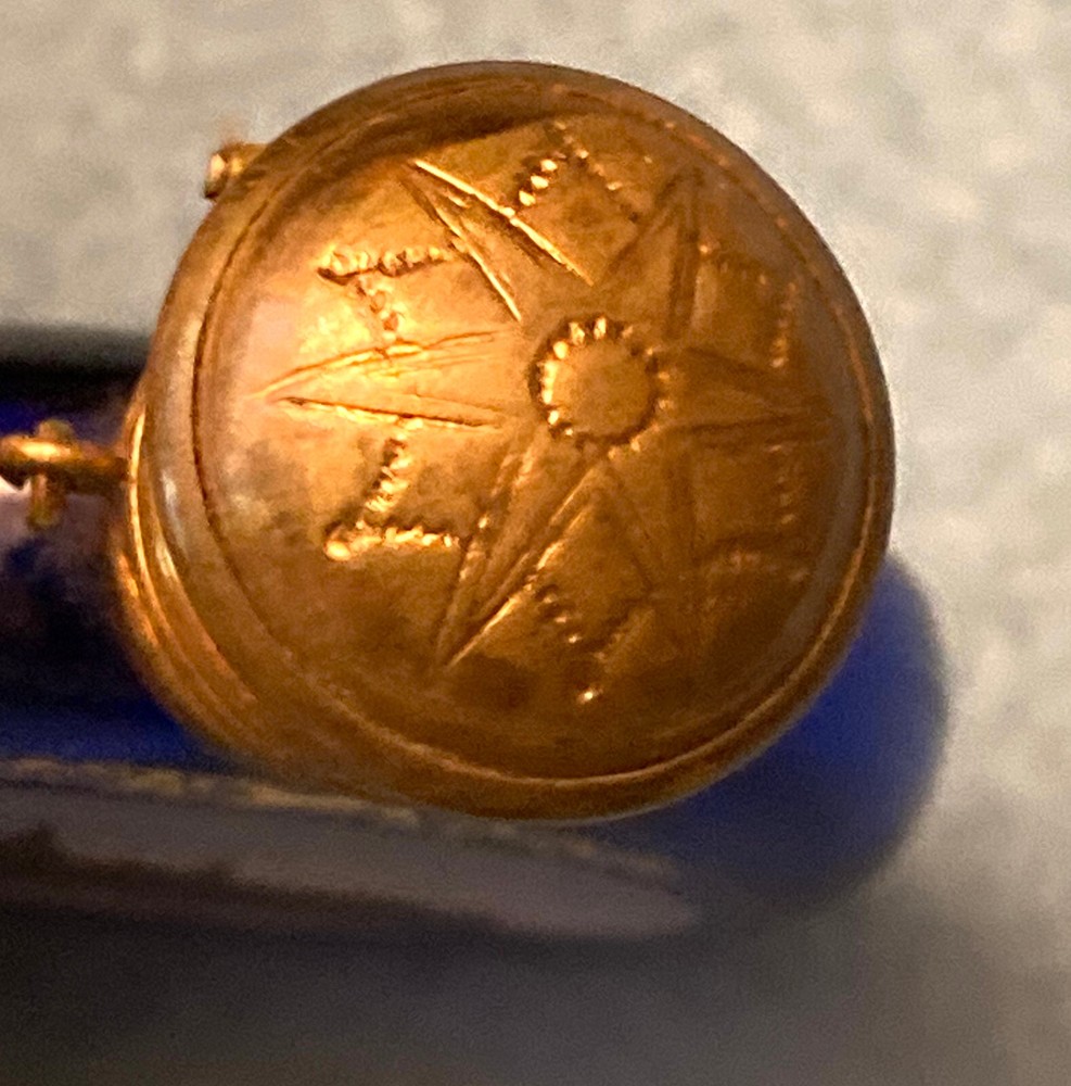 DOM KOLN TINY COBALT BLUE GLASS SCENT BOTTLE