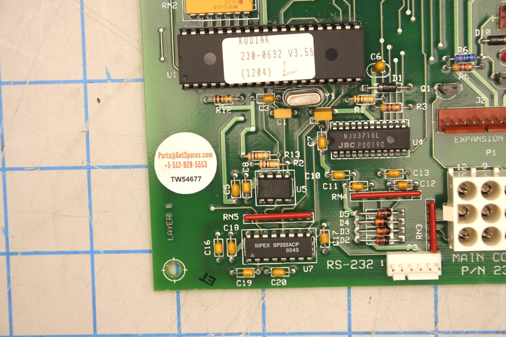 230-0632 / PCB, MAIN CONTROL BOARD, 10-09-2000 / SELECTRON
