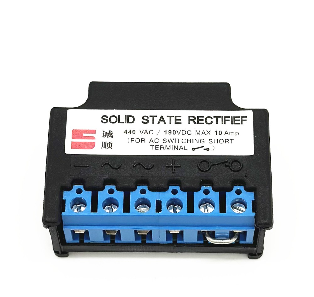 SOLID STATE RECTIFIER 440VAC 190VDC MAX 10Amp Motor Brake Rectifier