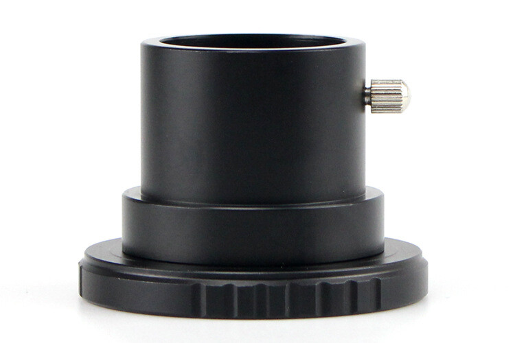 Telescope Eyepiece adapter SCT Thread to 1.25" Interface Adapter Telescope Black