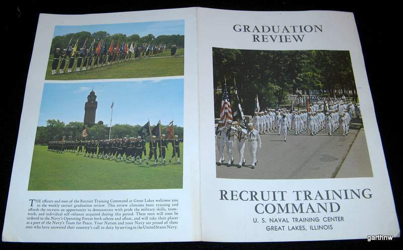 U.S. NAVAL TRAINING CENTER 1964 RECRUIT COMMAND GRADUATION PROGRAM ILLINOIS