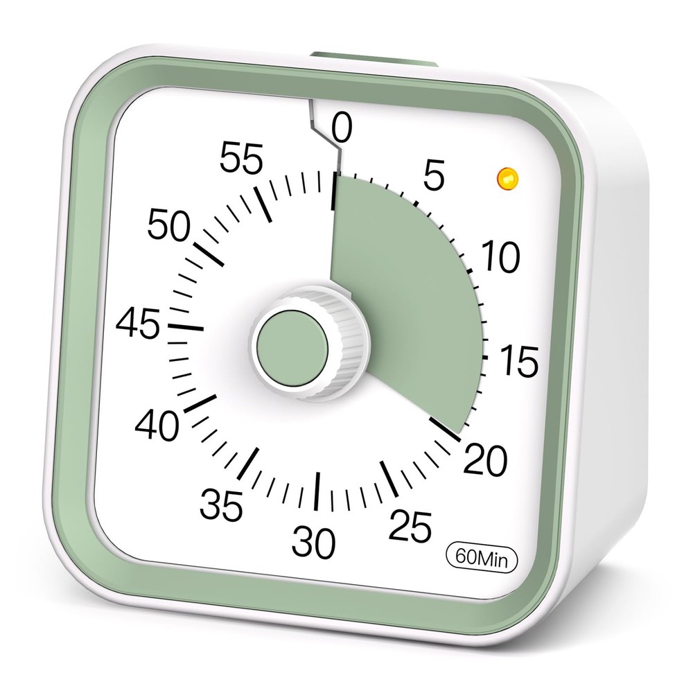 Visual Timer for Kids with Pause Function, 60 Minute Countdown Timer for Kids...