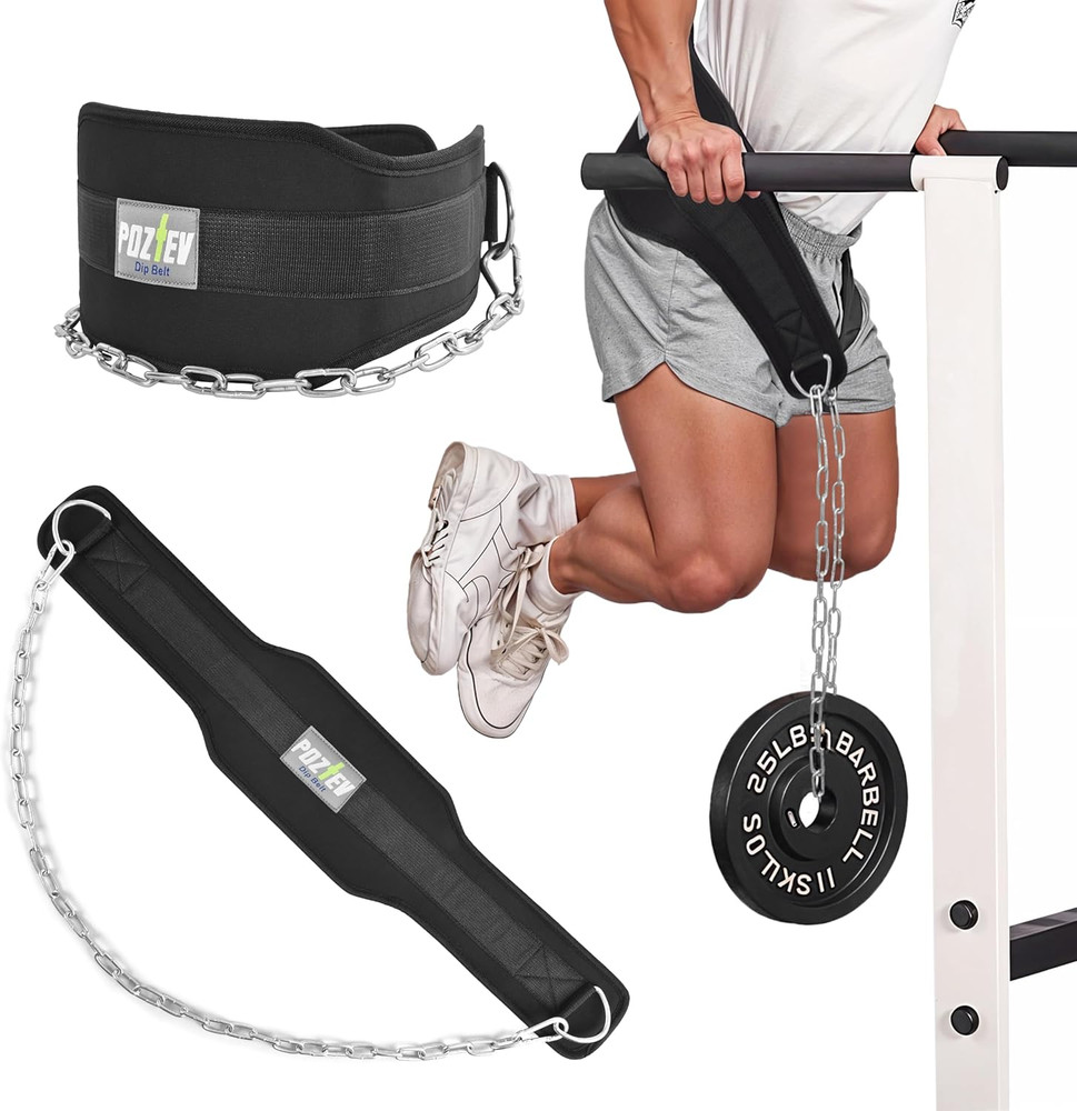 Dip Belt Chain Weight Lifting Optimal Pull Ups Dips Squats Weightlifting Belt