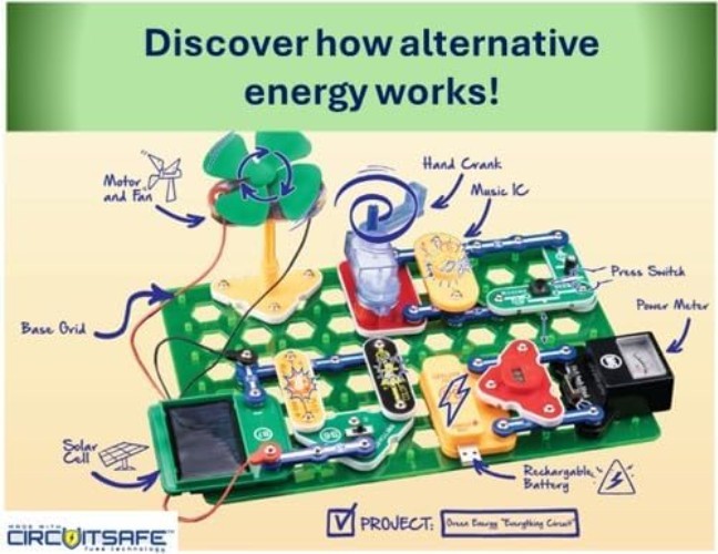 Green Energy Electronics Exploration Kit | Over 125 Exciting STEM Projects | ...
