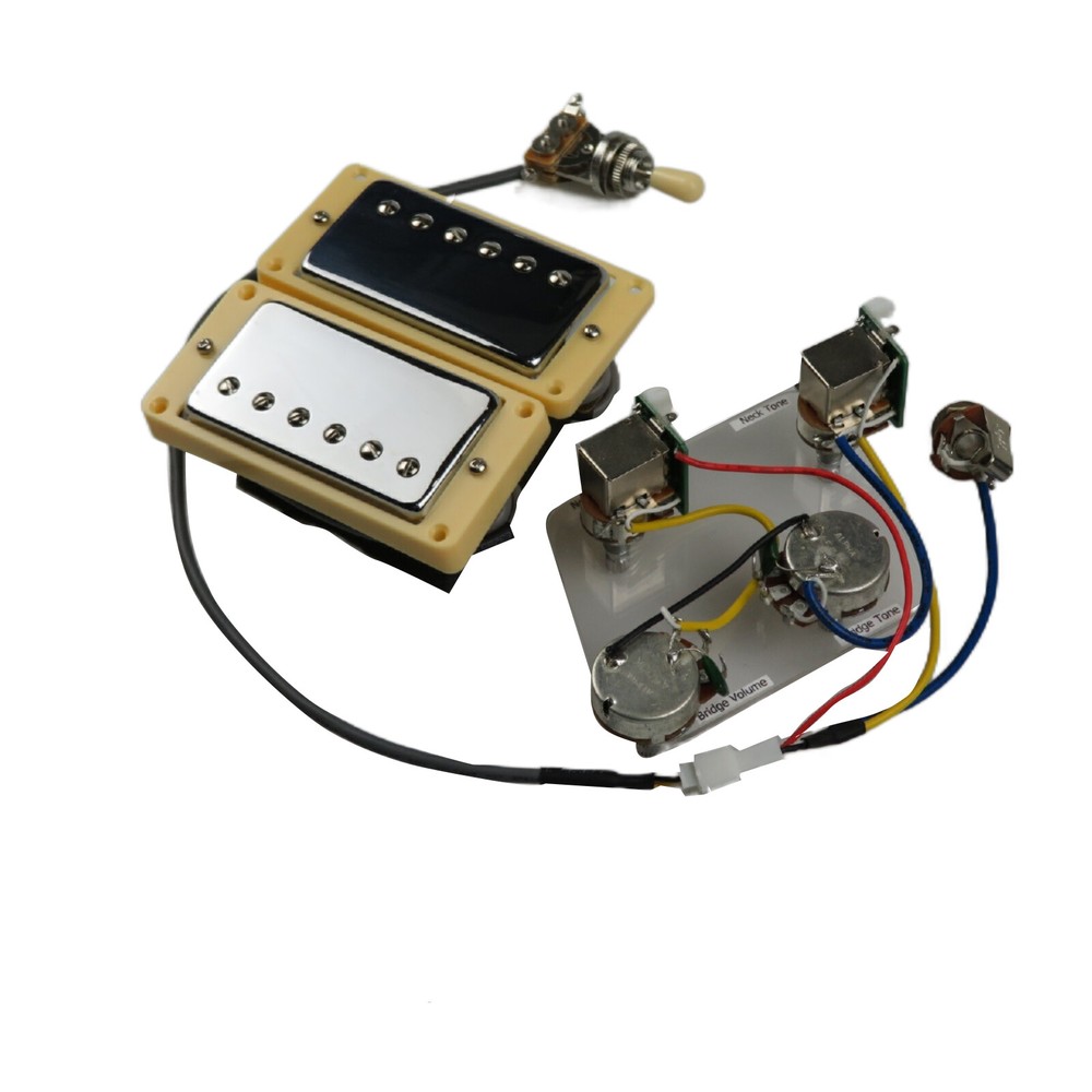 Humbucker Bridge 4C Harness Push-Pull Single Shear Pre-Wired Guitar Pickup