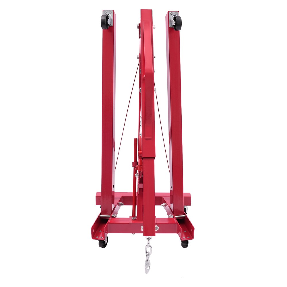 Folding Hydraulic Crane with Engine Leveler - 4409 lbs Capacity Lift Tools