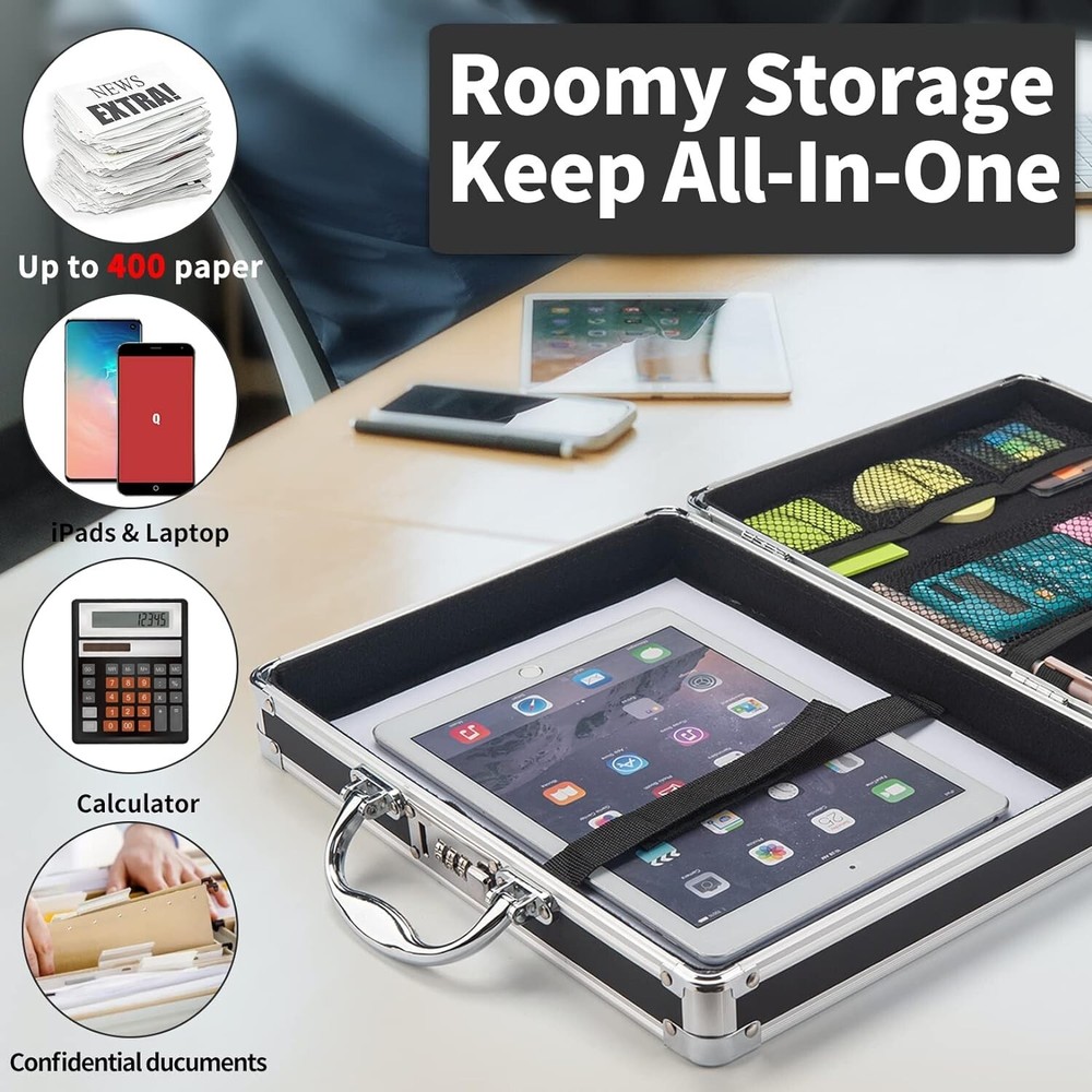 Locking Clipboard Storage Box Heavy Duty Clipboard with Storage Aluminum