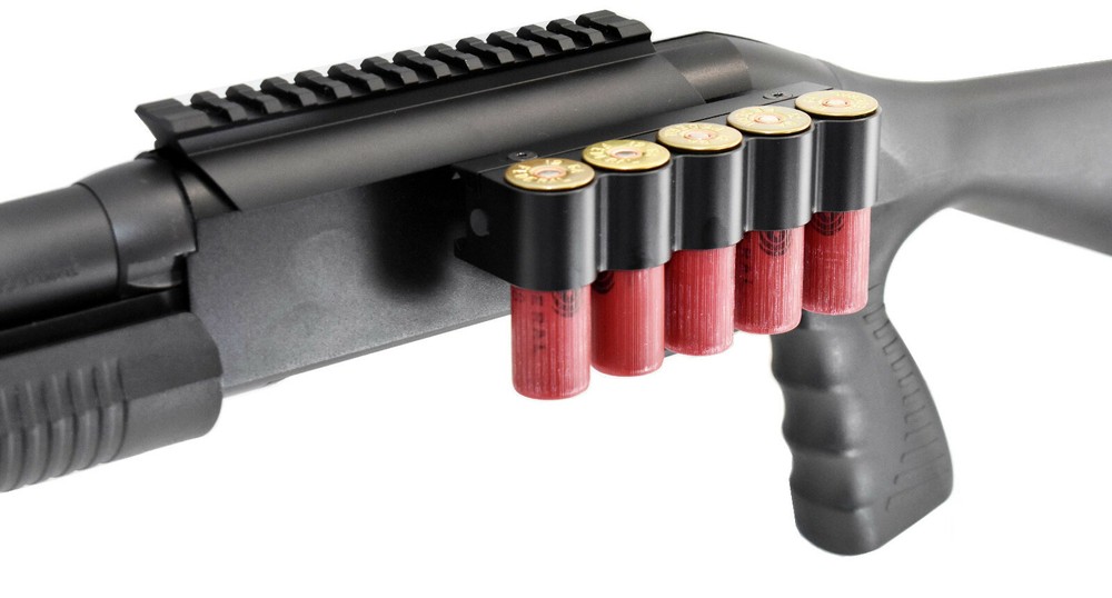 Trinity Picatinny Rail Mount & 12GA Shell Holder for Stevens 320 – Tactical Opti