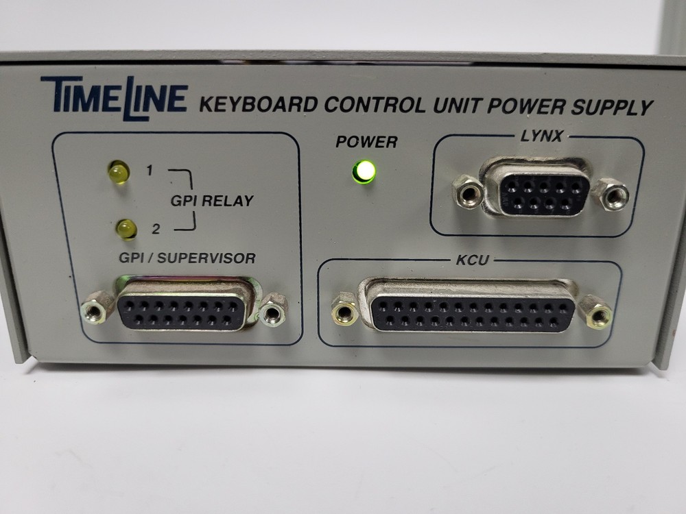 TimeLine Keyboard w/Power Supply for Micro Lynx Synchronizer Parts (Untested)