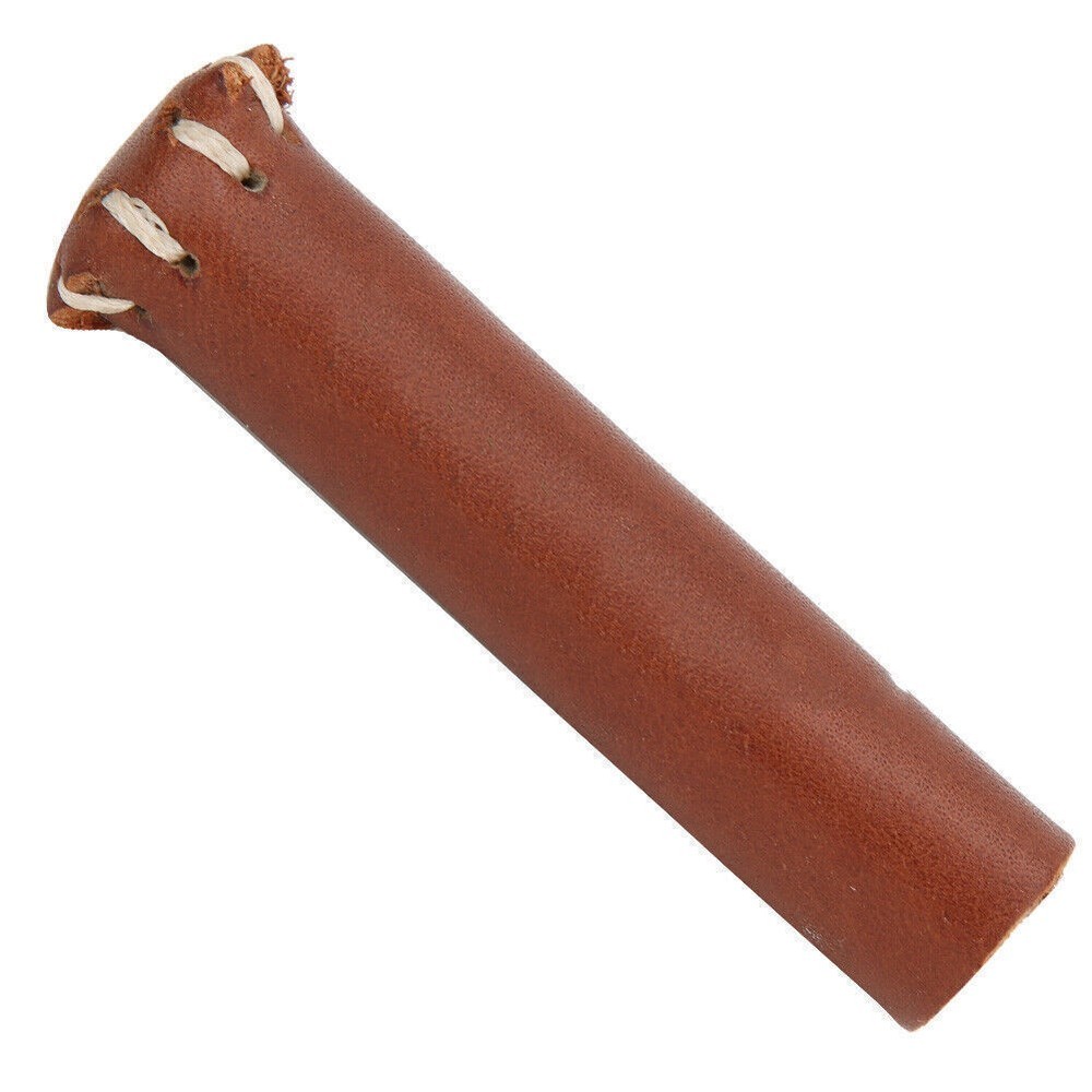 Professional Durable Leather Snooker Cue Tip Head Protective Cover Billiard