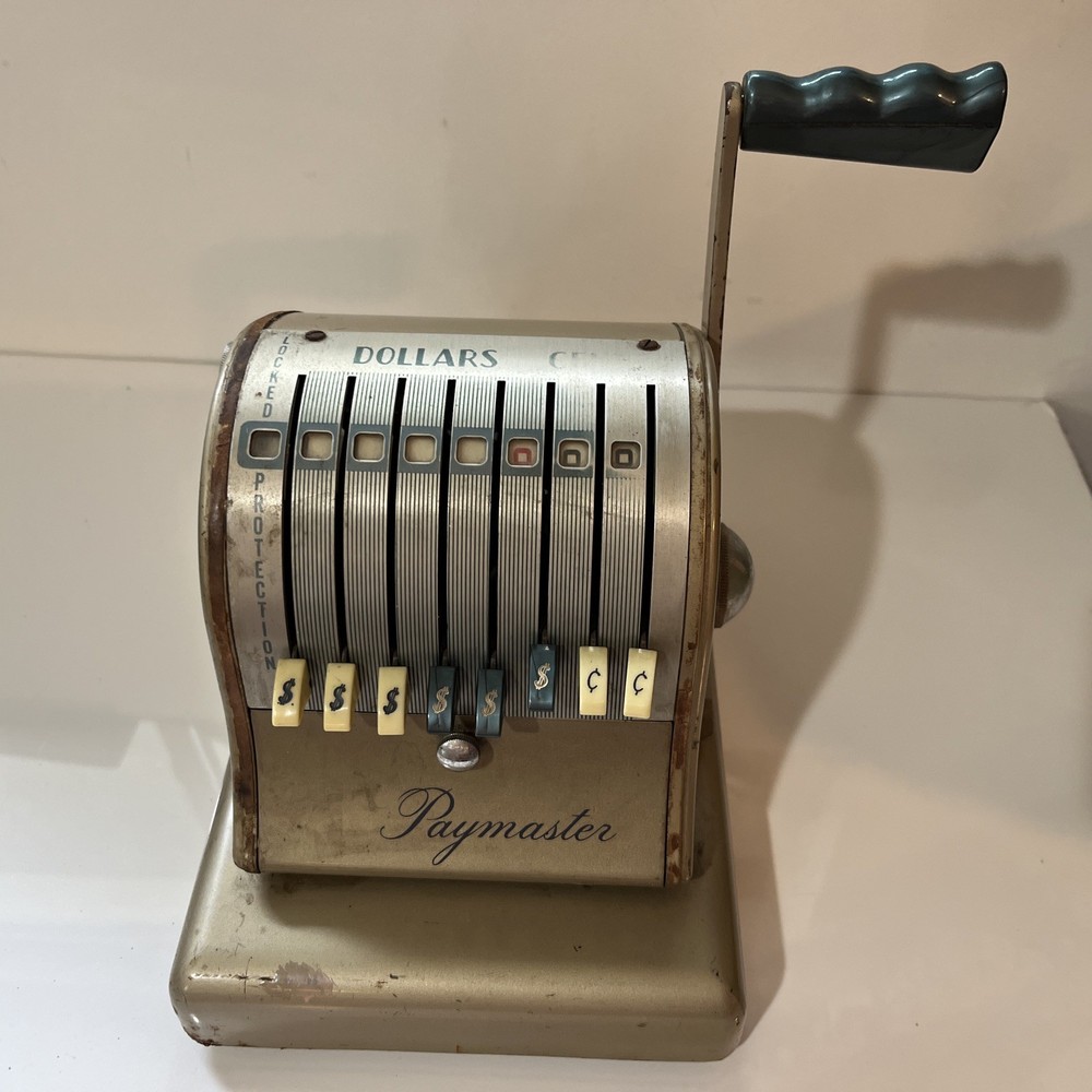 Vintage Paymaster Series S-600 Check Printer