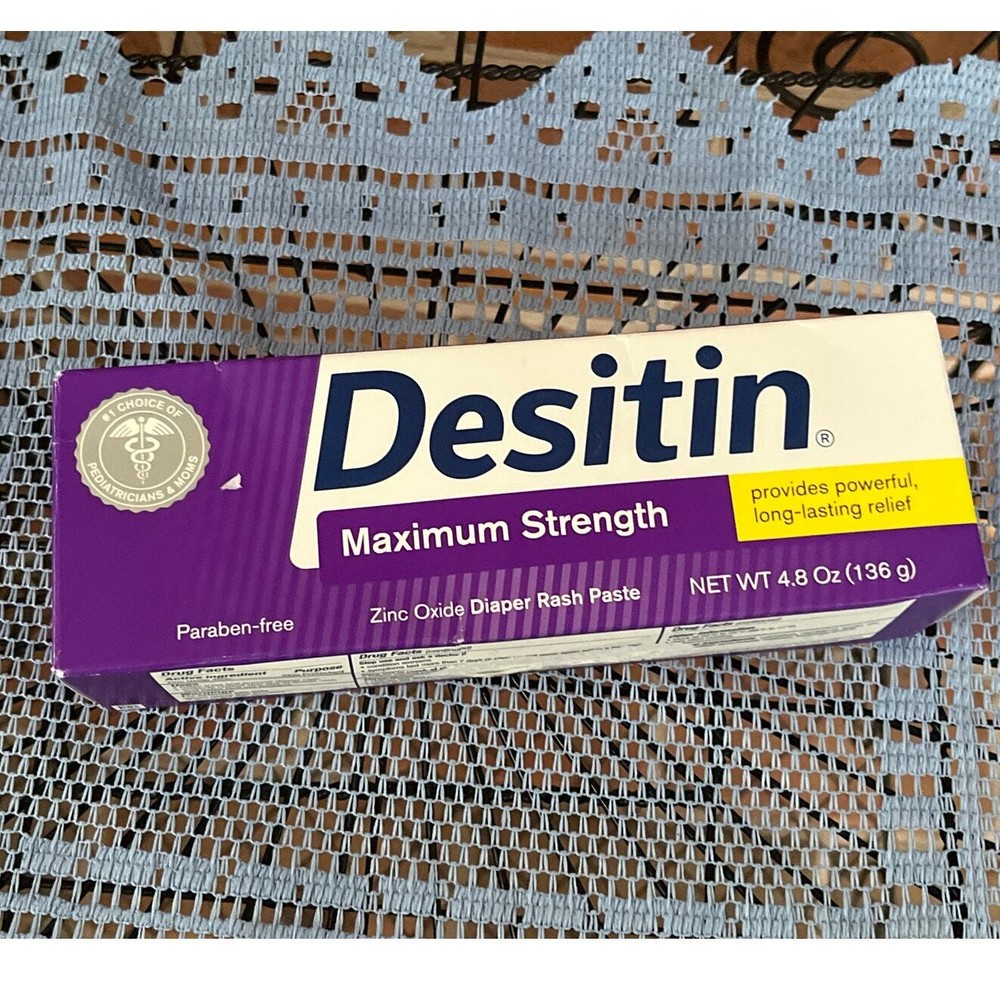 Desitin Maximum Strength - 4.8 oz. - Box Damage - Zinc Oxide Paste