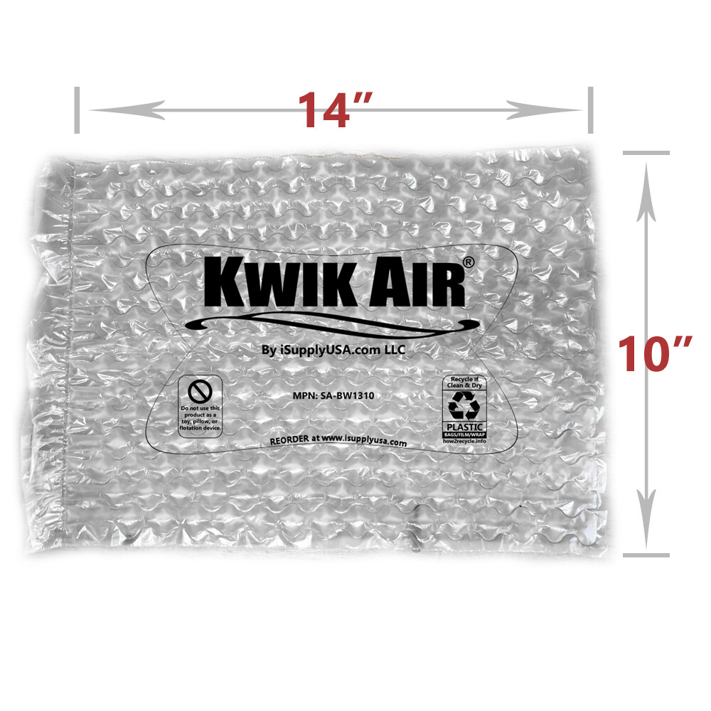 KwikAir® Bubble Cushion Wrap Roll 75' x 14" MEDIUM 5/16" Bubbles Perforated 10”