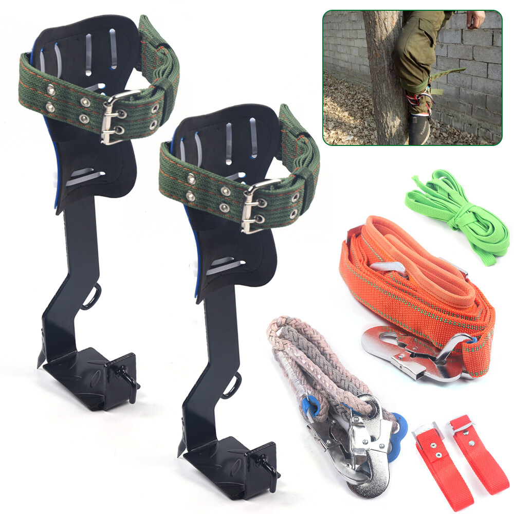 Outdoor Tree Pole Climbing Spike Set Multi-function Pair Tree Climbing Tools Kit