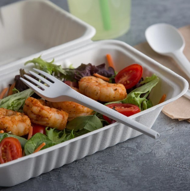 Watson Distributing Heavy Duty Disposable Fork White 6.5 Inch - 100/Case