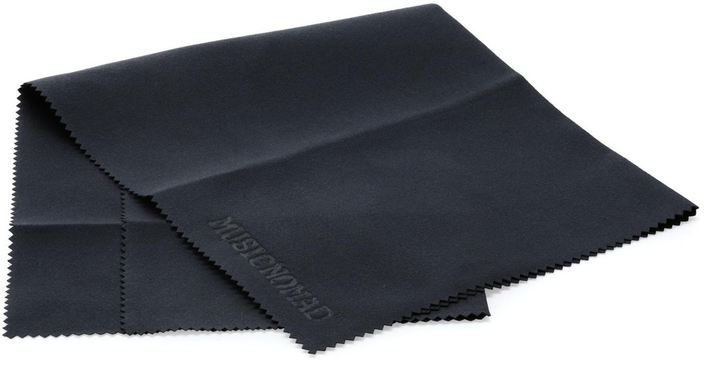 MusicNomad Super Soft Microfiber Suede Polishing Cloth (3-pack) Bundle