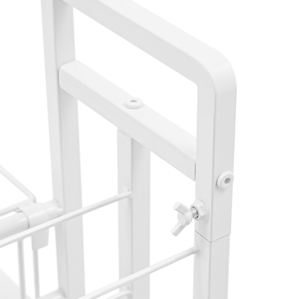 Spray Paint Rack Can Storage w/ Wheels 3 Baskets for Spray Paint Can Storage