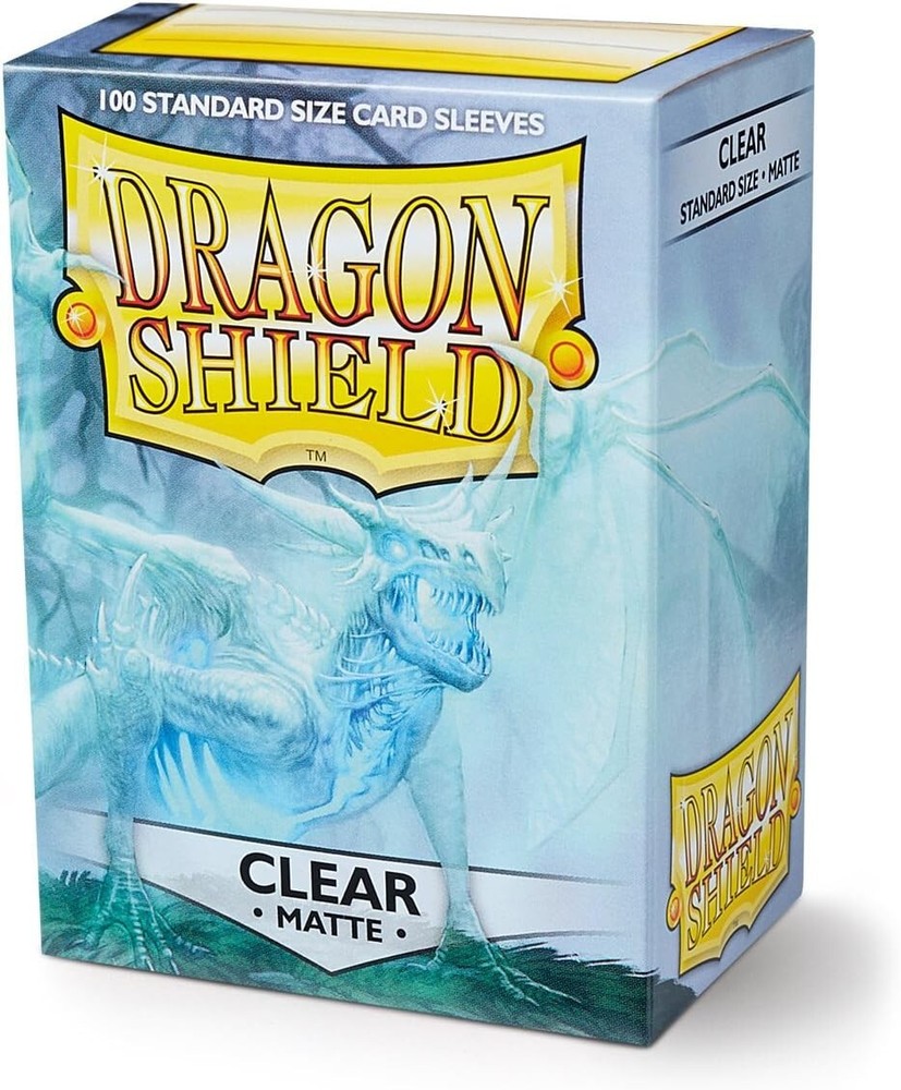 Dragon Shield Sleeves Matte Card Game, Polypropylene, Clear
