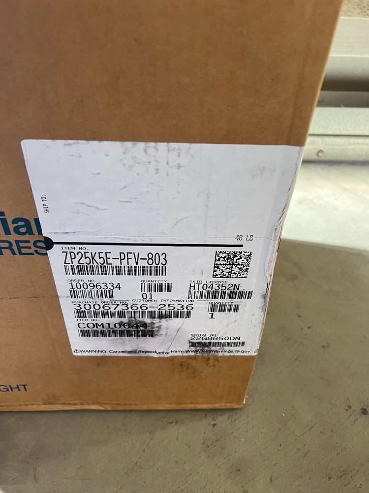 COM10044 / COM-10044 OEM Trane SXA025C1BPZ Alliance Scroll Compressor