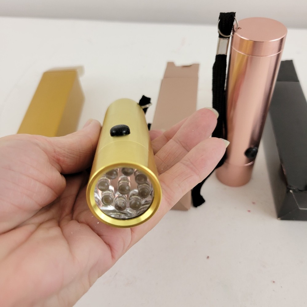 BrightEase Set of 4 Flashlights with Gift Boxes