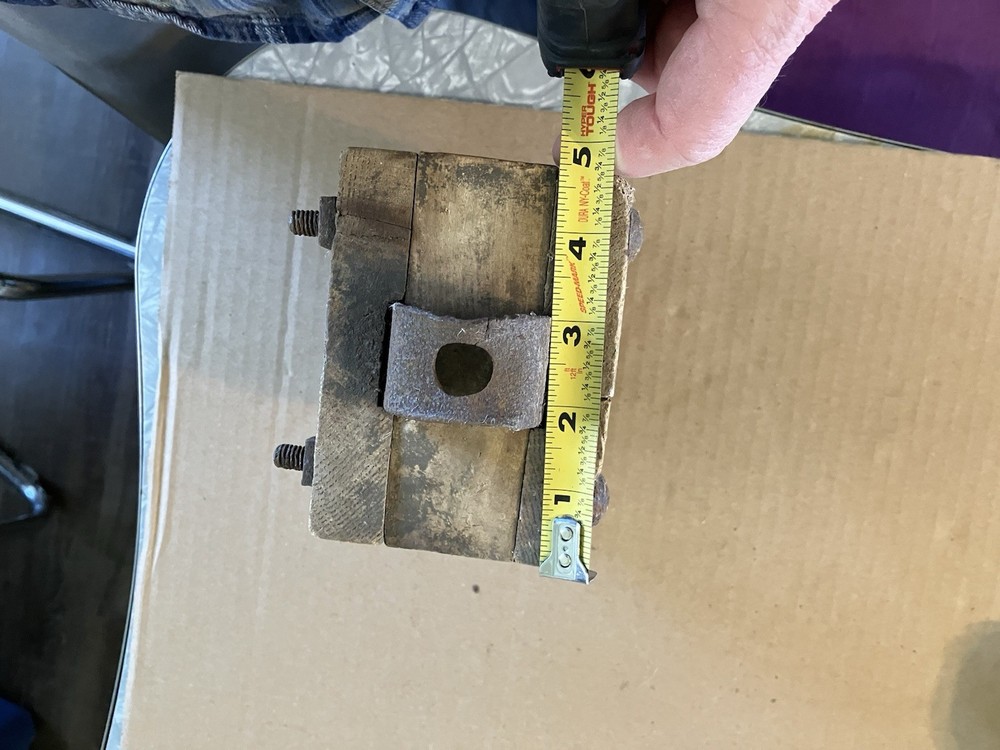 Wood Block For Old Pulley
