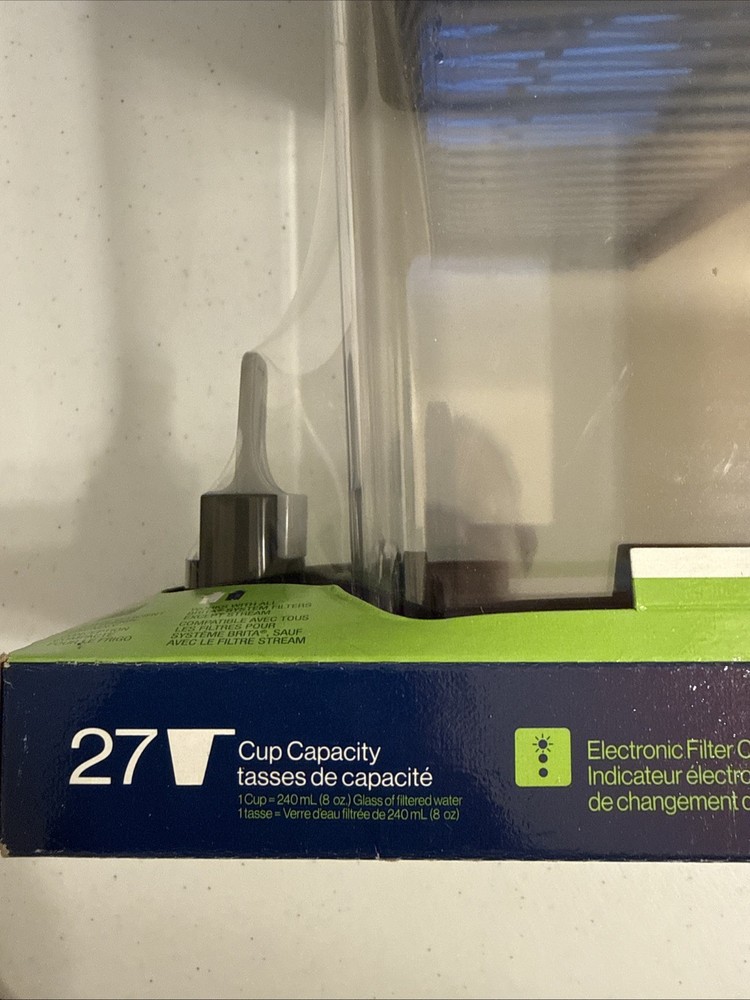 Brita Elite 27-Cup Water Pitcher 1 Dispenser And Filter New And Wrapped