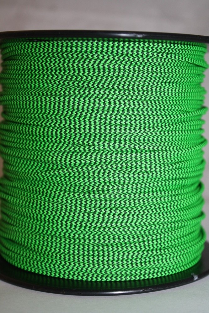 10' BCY Flo Green & Black Speckled D Loop Material Bow String Bowstring Archery