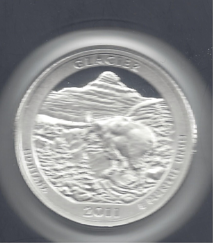 2011 S Silver Proof GLACIER Quarter - 90% Silver