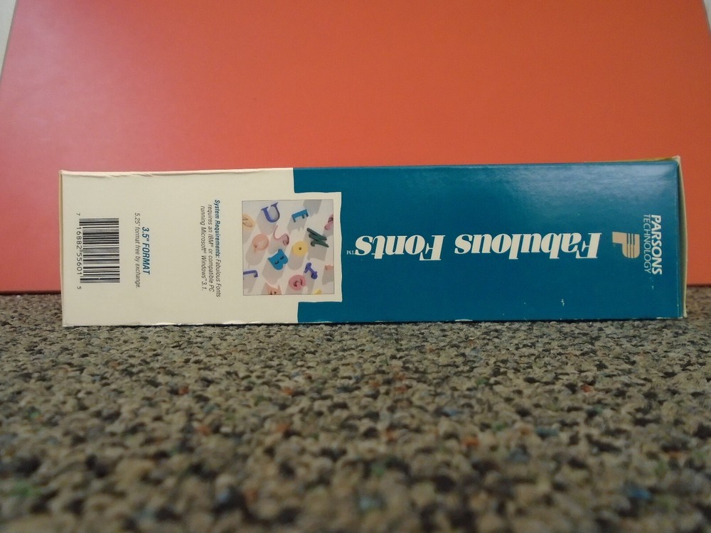 Vintage Fabulous Fonts By Parsons technology