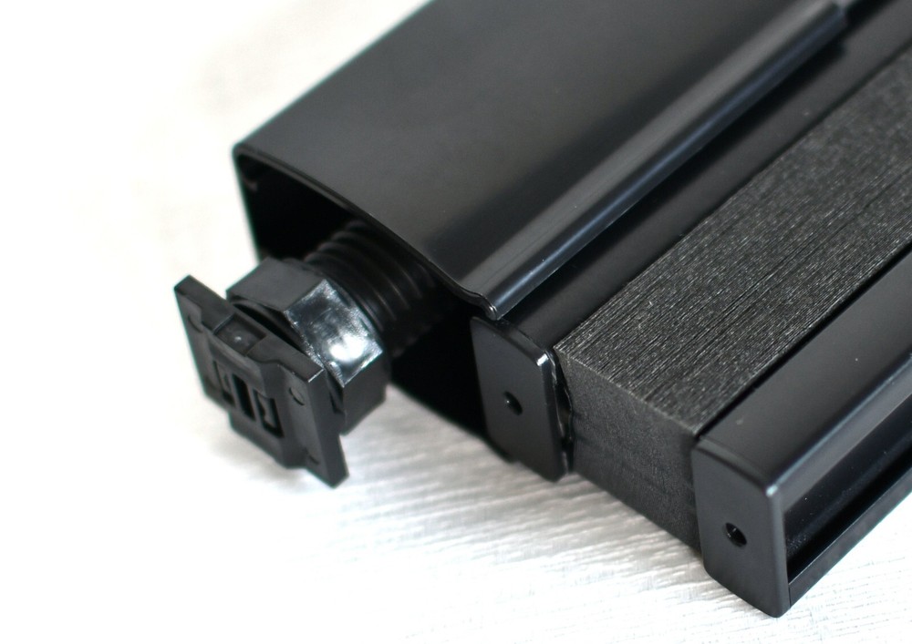 No Drill Top Down Light Filtering Black Cellular Shade Cordless Honeycomb Blinds