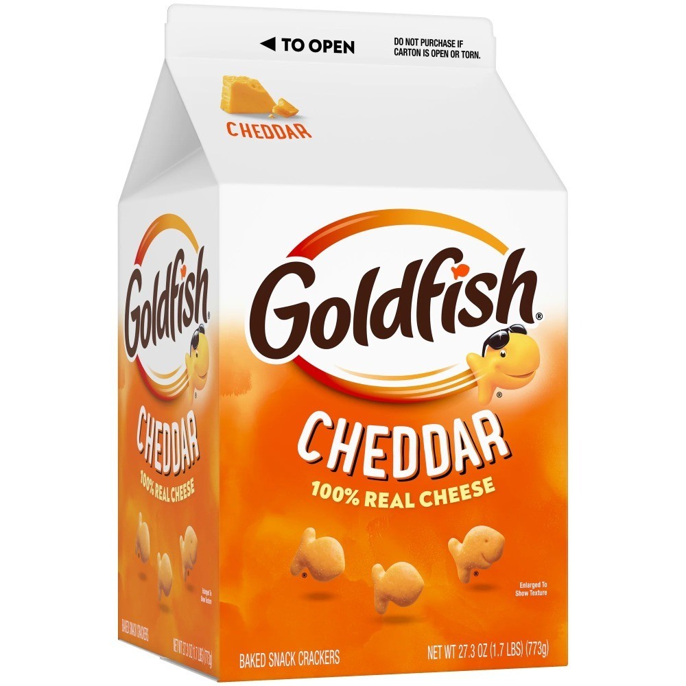 Cheddar Cheese Crackers, 27.3 oz Carton