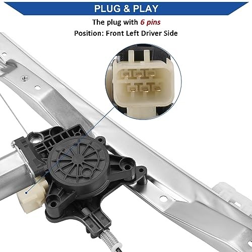 748-508 Power Window Regulator and Motor Assembly Front Left Driver Side