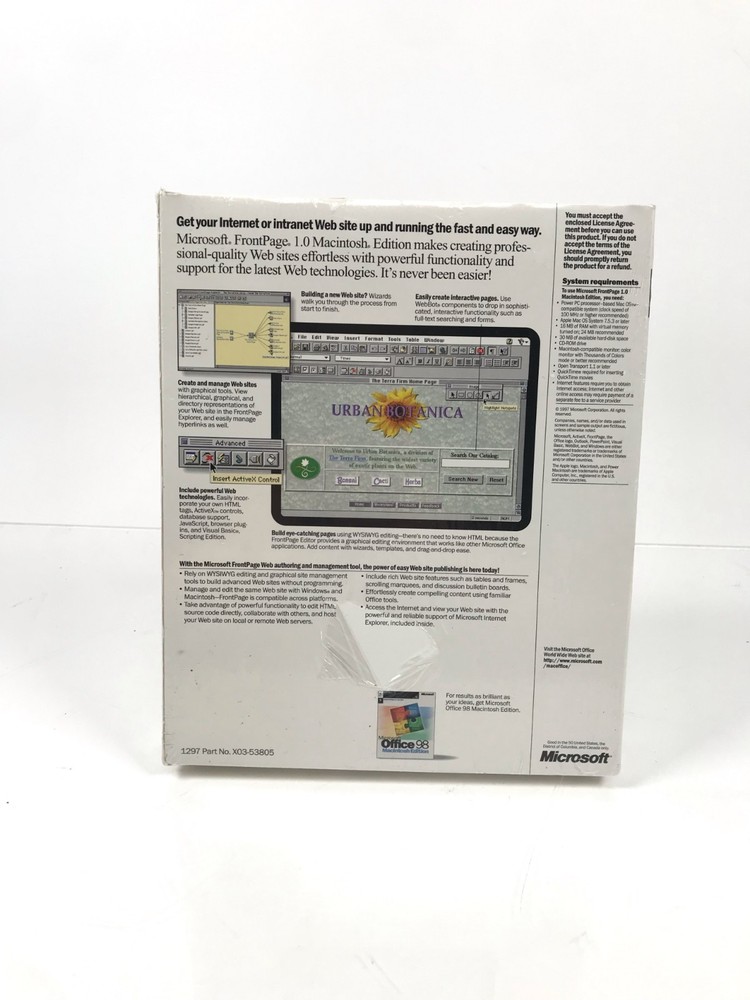(NEW) Microsoft FrontPage 1.0 Macintosh Edition