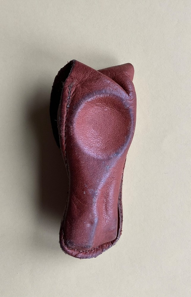Vintage Folding Scissors with Leather Case, Marks ITALY