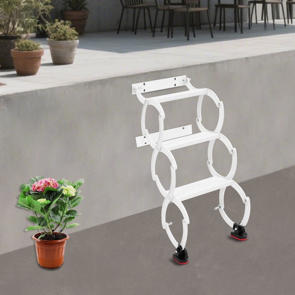 Wall Mounted Folding Ladder Telescoping Step Ladders Retractable Folding Stair