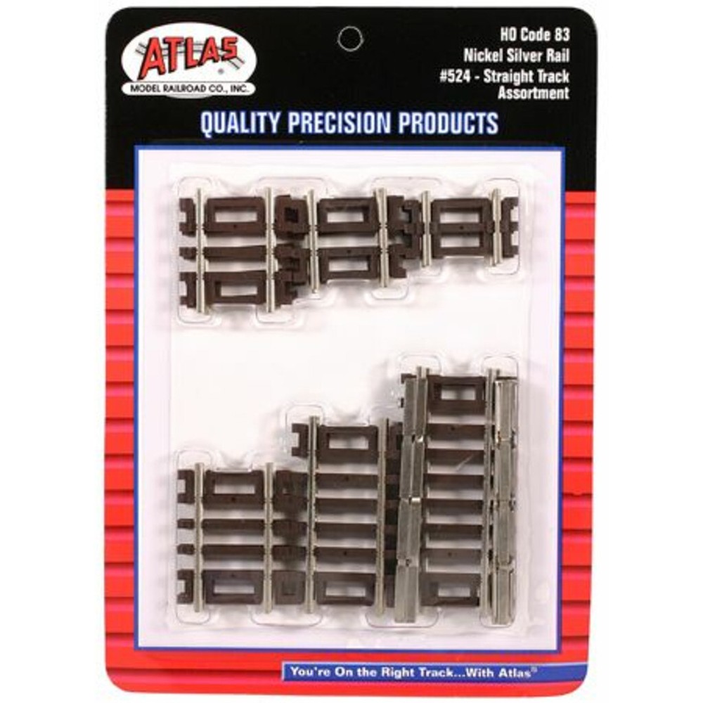 Atlas Trains 524 Ho Code 83 Straight Assortment