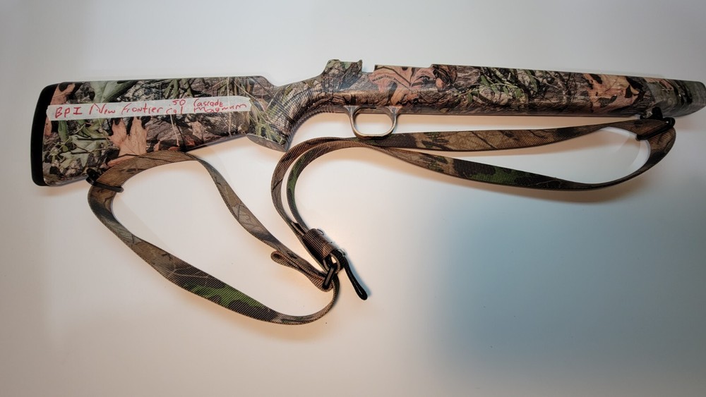 BPI New Frontier Cascade Magnum 50 Cal. Inline Muzzleloader Synthetic Camo Stock