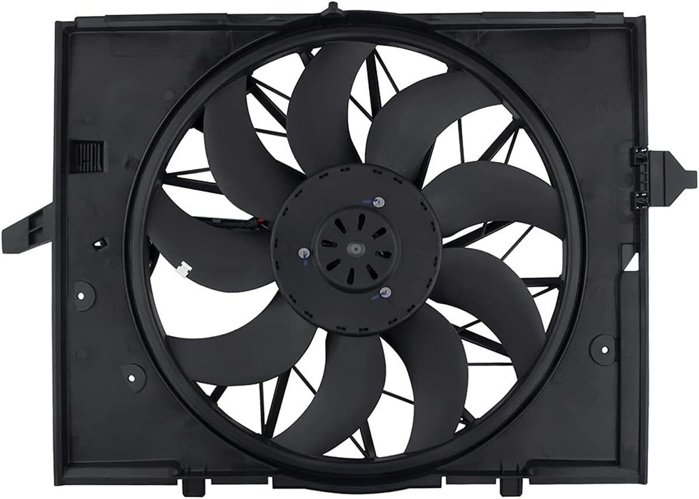Engine Radiator Cooling Fan Assembly Fit for BMW Models E60 E61 E63 E64 E65