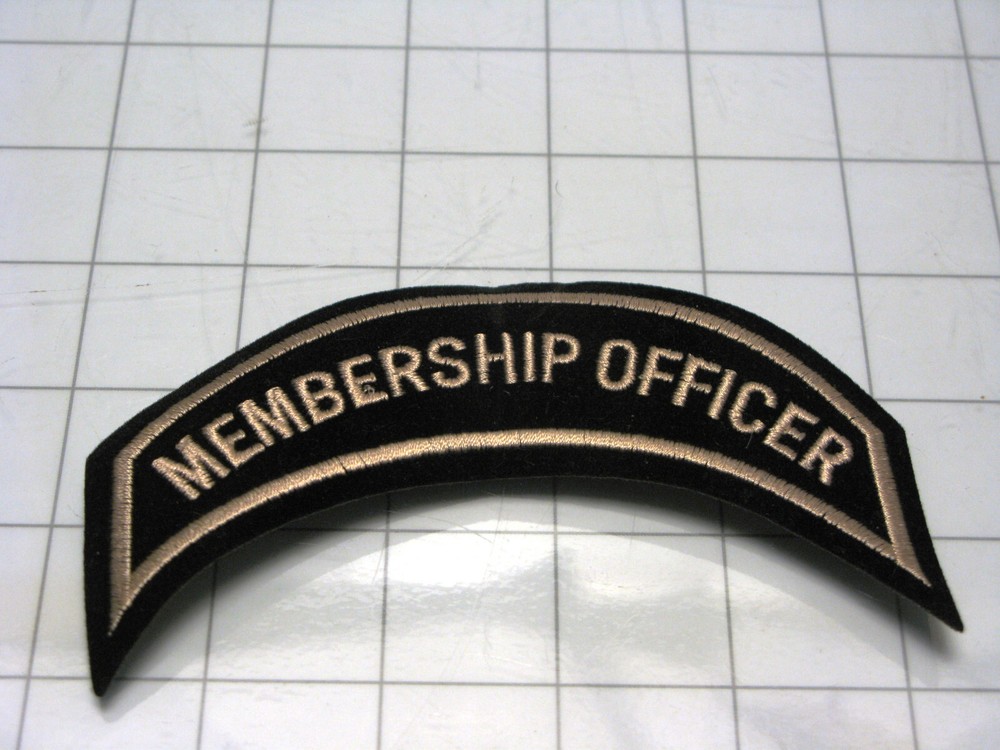 Harley Davidson HOG Membership Officer Patch Harley Owners Group