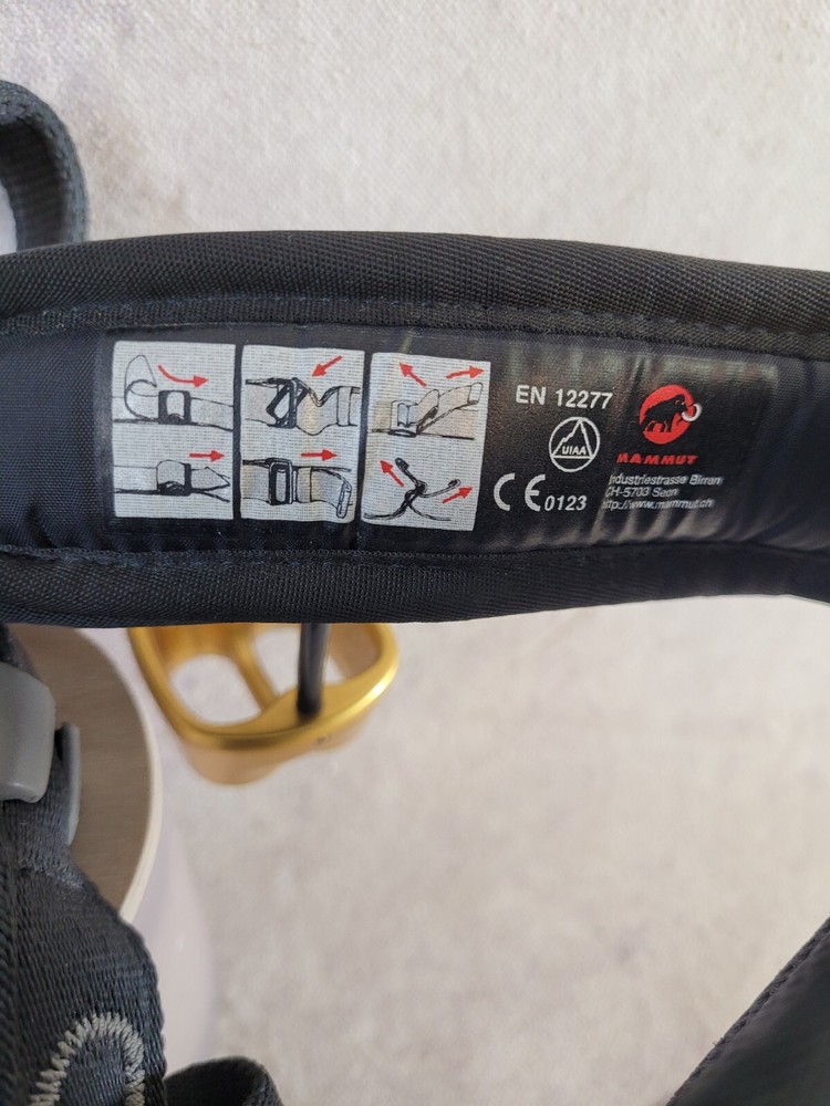 Mammut Focus Rock Climbing Sit Harness Type C Size S