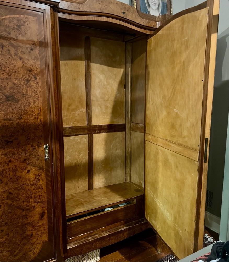 Antique Victorian Triple Armoire