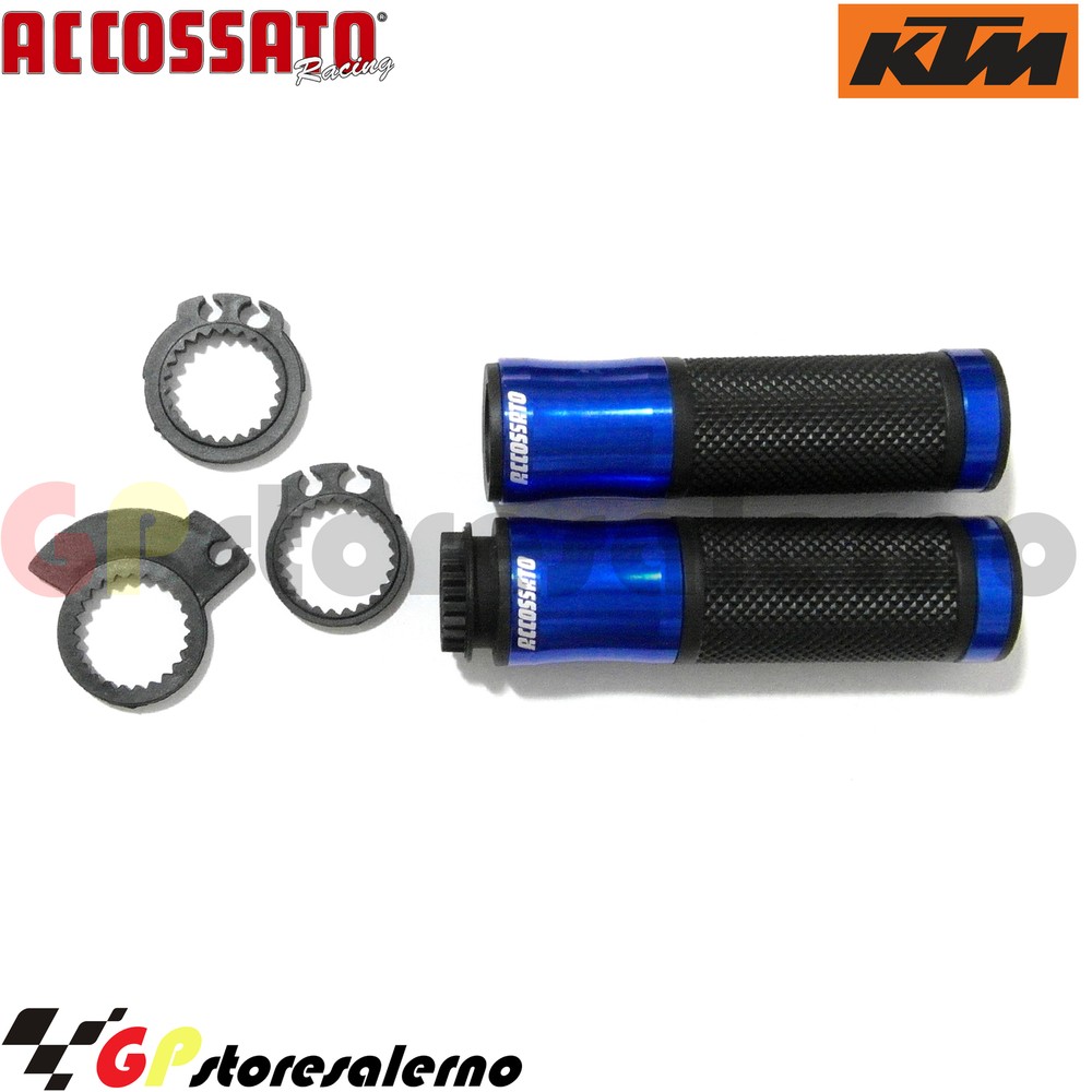 GR004B RECESSED ALUMINIUM RACING KNOBS KTM 400 LC4 EGS 4T 1994