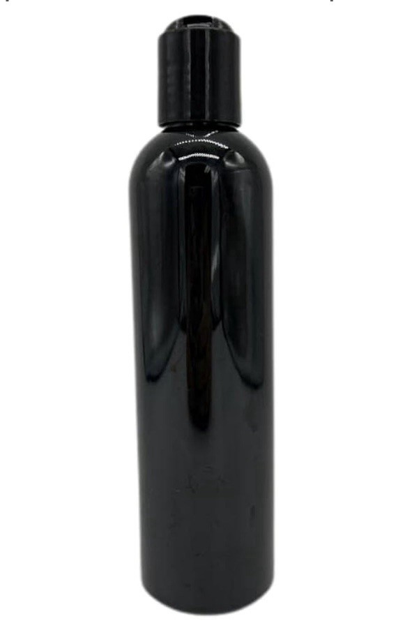 8oz Black Cosmo Bottle With Closure