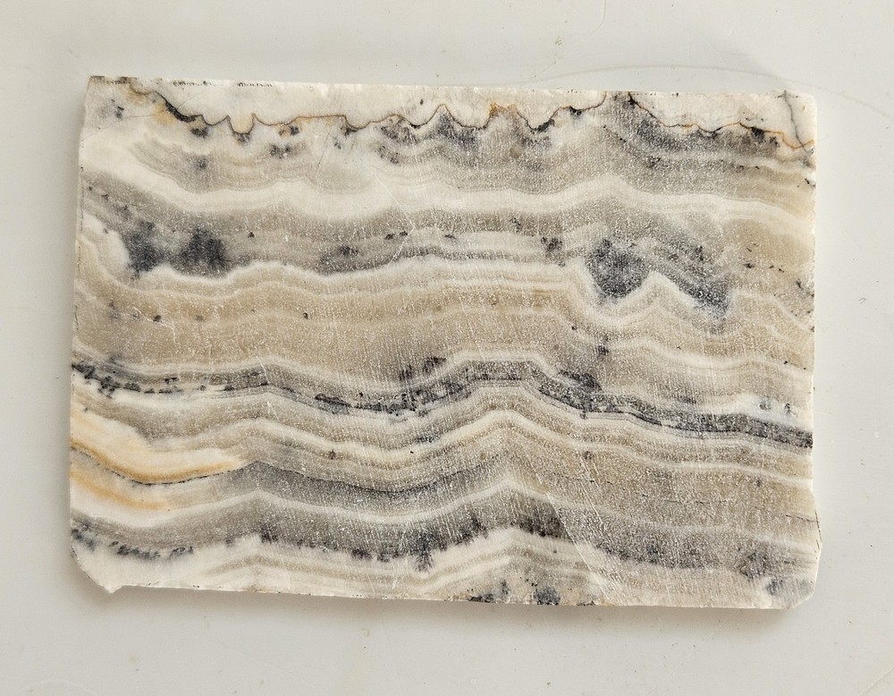 Silver Onyx Lapidary Slab 61 Grams
