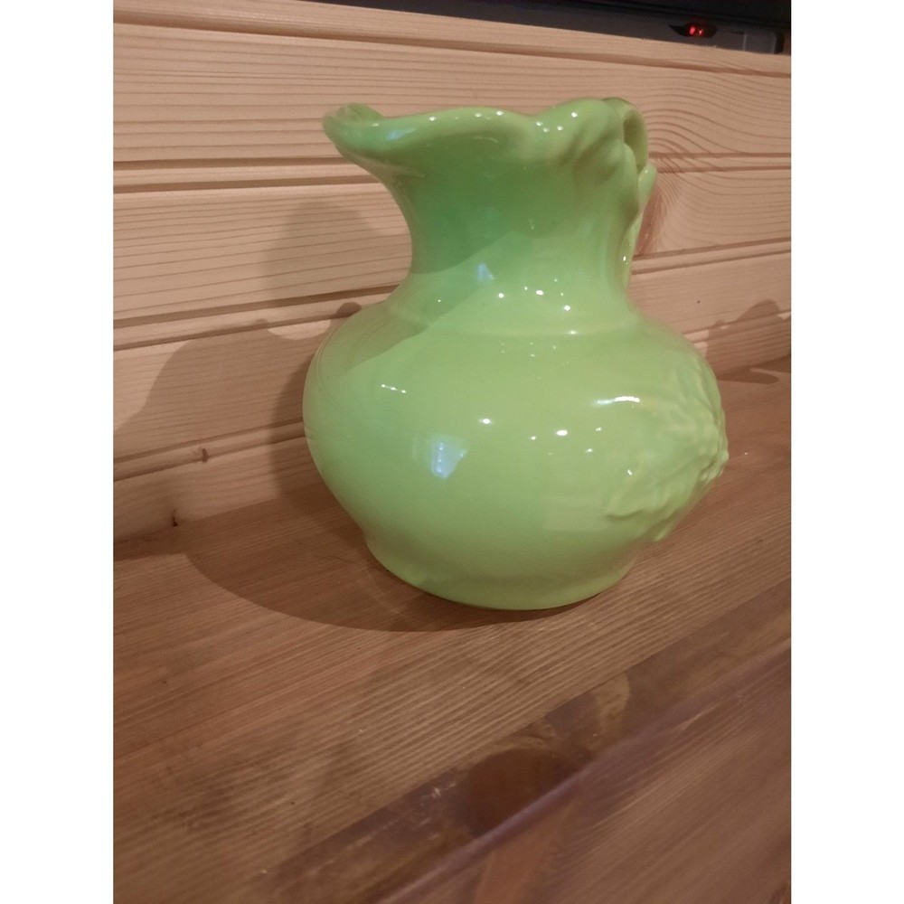 McCoy Lime Green Pottery Pitcher