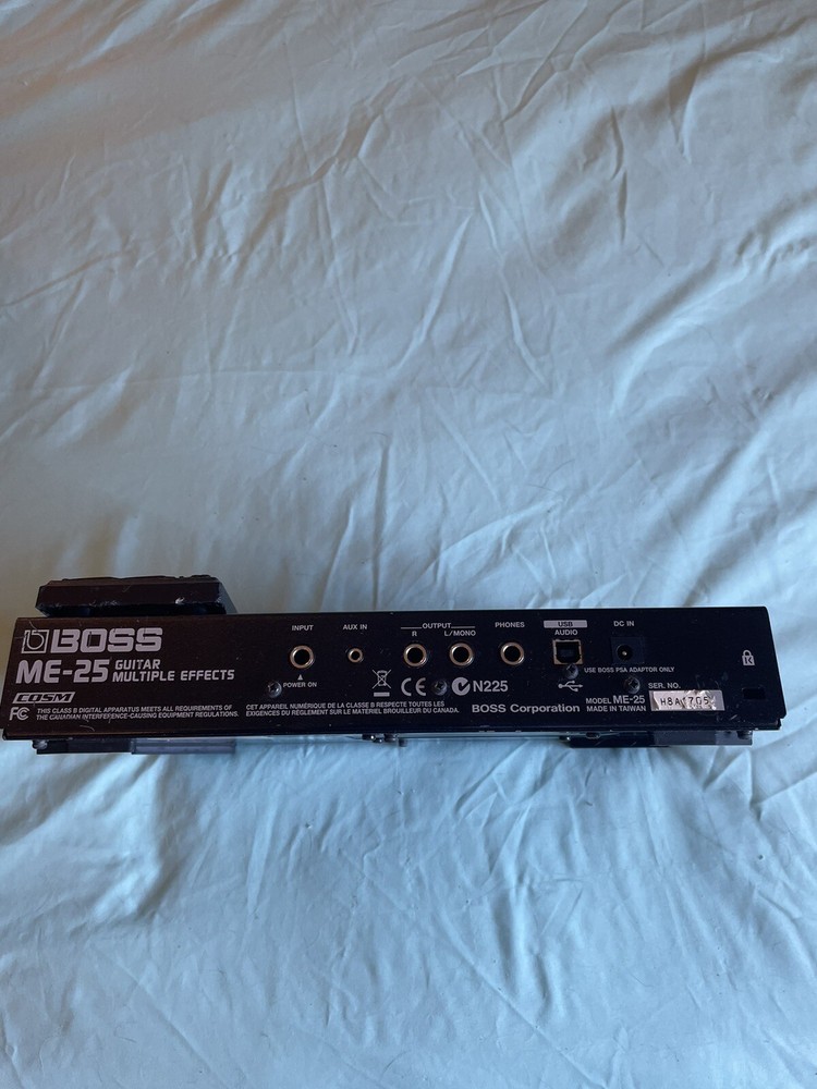 boss me-25 guitar multi-effects pedal