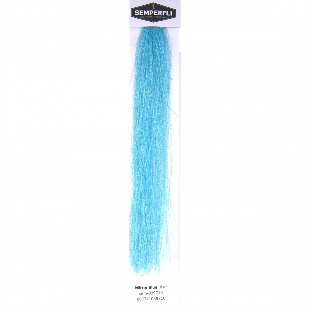 Semperfli SemperFlash Mirror Flash Blue Irise Tinsel - Fly Tying Materials