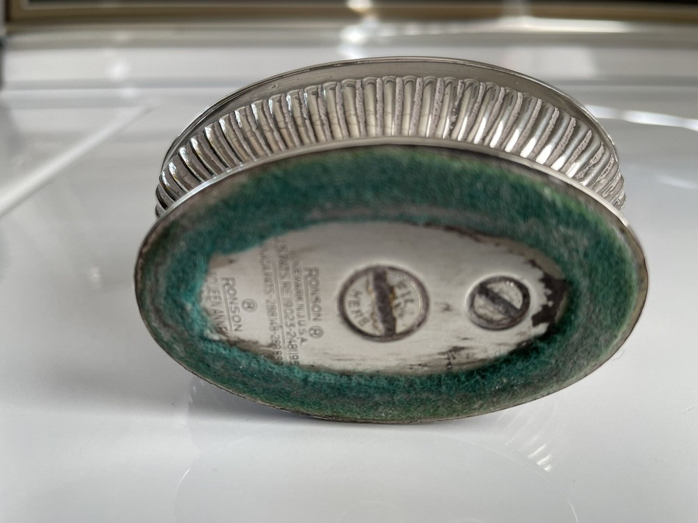 Antique Table Lighter Ronson Silver Queen Anne 1936