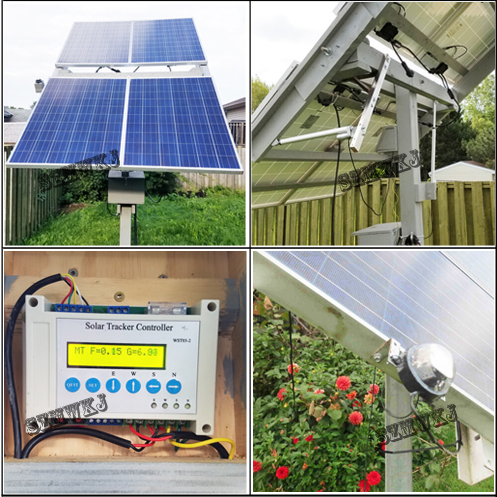 2*18" Linear Actuators &Controller DIY Dual Axis Solar Tracking Solar Tracker IG